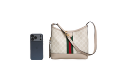 GUCCI OPHIDIA SMALL GG SUPREME MONOGRAM WEB