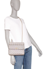 VALENTINO ROCKSTUD SPIKE TOP HANDLE MEDIUM GREY