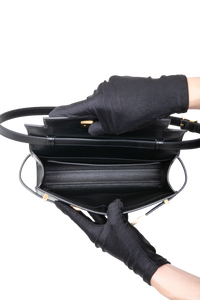 YSL MANHATTAN SMALL SMOOTH CALFSKIN BLACK
