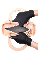 DIOR LADY DIOR MEDIUM PATENT BEIGE
