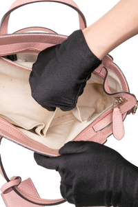 GUCCI SWING MINI TOTE PEBBLED LEATHER LIGHT PINK