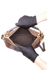 LV AUDACIEUSE PM MONOGRAM EMPREINTE SUEDE E LEATHER BROWN