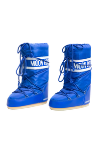 MOON BOOT BOOTS ICON NYLON ELECTRIC BLUE - 33/36 BR