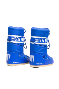 MOON BOOT BOOTS ICON NYLON ELECTRIC BLUE - 33/36 BR
