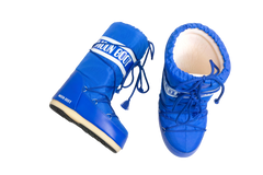 MOON BOOT BOOTS ICON NYLON ELECTRIC BLUE - 33/36 BR