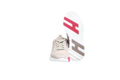 HERMÈS SNEAKER BOUNCING GOATSKIN BEIGE GALET - 34 BR
