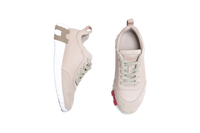 HERMÈS SNEAKER BOUNCING GOATSKIN BEIGE GALET - 34 BR