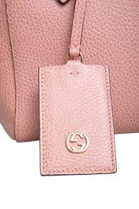 GUCCI SWING MINI TOTE PEBBLED LEATHER LIGHT PINK