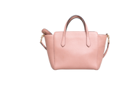 GUCCI SWING MINI TOTE PEBBLED LEATHER LIGHT PINK