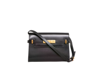 YSL MANHATTAN SMALL SMOOTH CALFSKIN BLACK