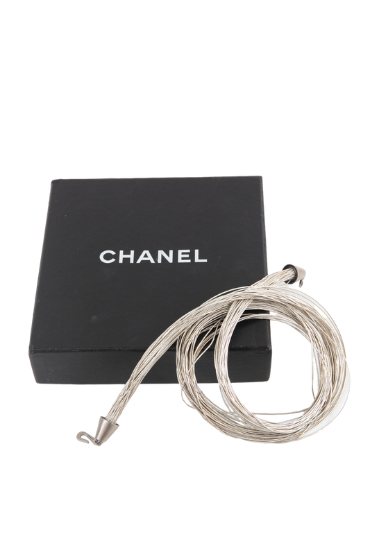 CHANEL SILVER ROPE BELT VINTAGE