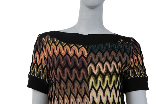 MISSONI DRESS MULTICOLOR GEOMETRIC