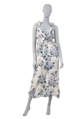 ZIMMERMANN DRESS LONG FLORAL CUT NECKLAC