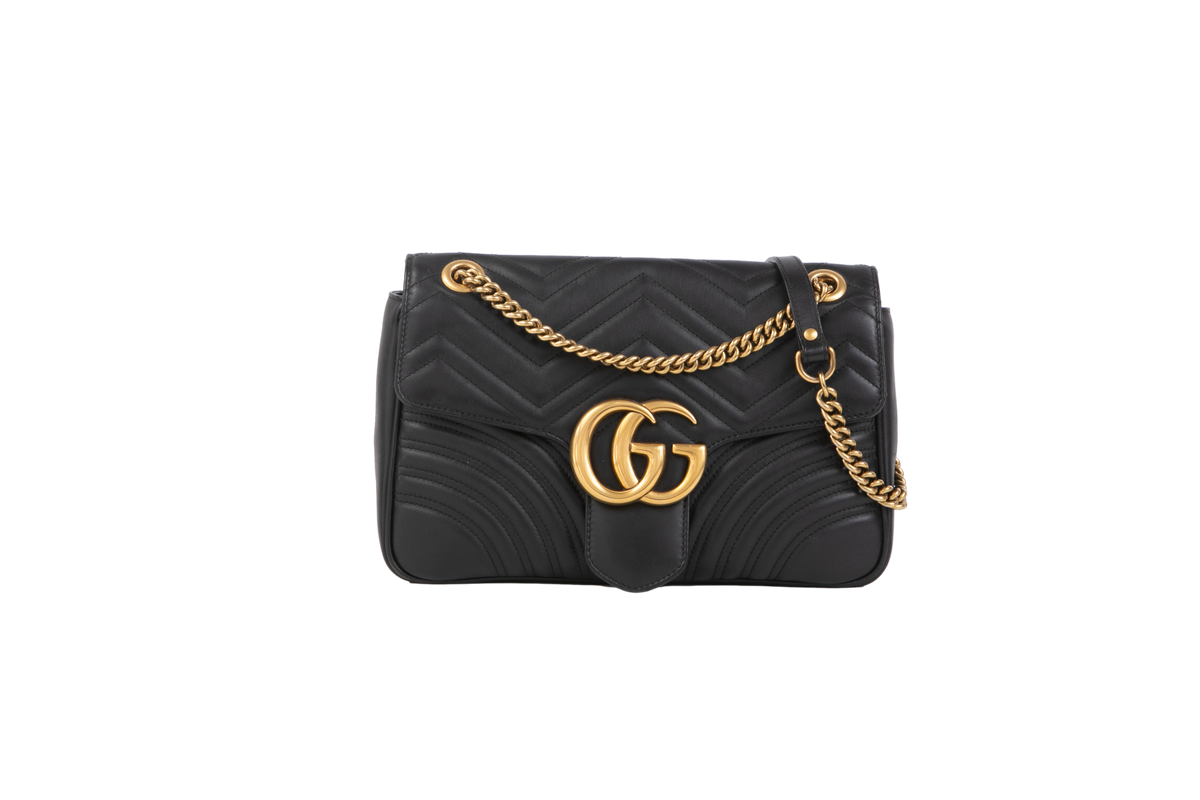 GUCCI GG MARMONT MEDIUM BLACK