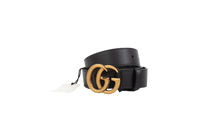 GUCCI CINTO GG MARMONT BLACK TAM 75