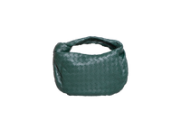 BOTTEGA JODIE SMALL INTRECCIATO FOREST GREEN