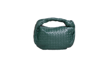 BOTTEGA JODIE SMALL INTRECCIATO FOREST GREEN