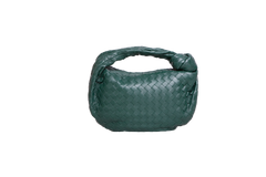 BOTTEGA JODIE SMALL INTRECCIATO FOREST GREEN