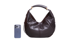 YSL MOMBASA MEDIUM LEATHER SANTAL