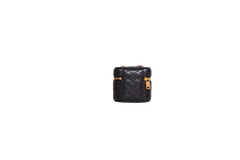 YSL GABY MICRO VANITY CASE MATELASSÊ QUILTED BLACK