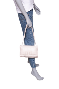 FERRAGAMO VIVA BOW PADDED OFF WHITE