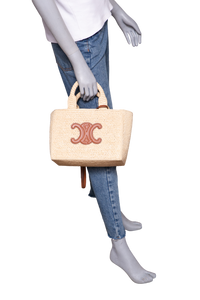 CELINE CABAS THAIS SMALL IN RAFFIA TANNED