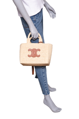 CELINE CABAS THAIS SMALL IN RAFFIA TANNED
