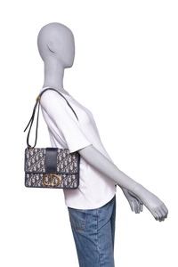 DIOR 30 MONTAIGNE JACQUARD DIOR OBLIQUE NAVY