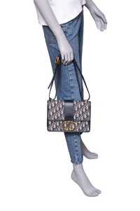 DIOR 30 MONTAIGNE JACQUARD DIOR OBLIQUE NAVY