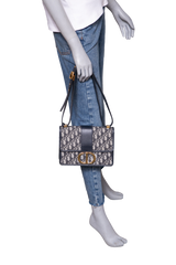 DIOR 30 MONTAIGNE JACQUARD DIOR OBLIQUE NAVY