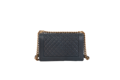 CHANEL BOY NEW MEDIUM CAVIAR FLAP BAG