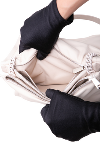 FERRAGAMO VIVA BOW PADDED OFF WHITE