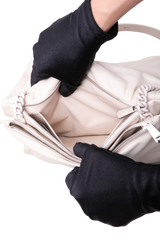 FERRAGAMO VIVA BOW PADDED OFF WHITE