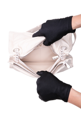 FERRAGAMO VIVA BOW PADDED OFF WHITE