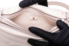 FERRAGAMO VIVA BOW PADDED OFF WHITE
