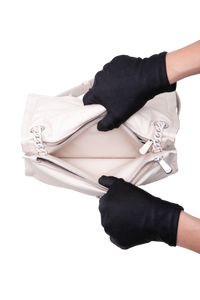 FERRAGAMO VIVA BOW PADDED OFF WHITE