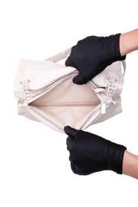 FERRAGAMO VIVA BOW PADDED OFF WHITE