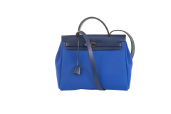 HERMÈS HERBAG ZIP 31 BAG BLUE ELECTRIQUE