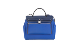 HERMÈS HERBAG ZIP 31 BAG BLUE ELECTRIQUE