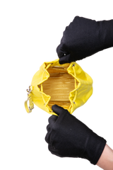 PRADA CONTENITORE MANIGLIA RE-NYLON LEMON YELLOW