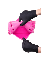 MIU MIU CANAPA CHAIN FLAP CANVAS FUXIA