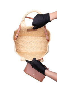 CELINE CABAS THAIS SMALL IN RAFFIA TANNED