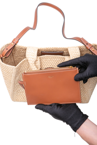 CELINE CABAS THAIS SMALL IN RAFFIA TANNED