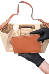 CELINE CABAS THAIS SMALL IN RAFFIA TANNED