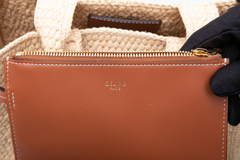 CELINE CABAS THAIS SMALL IN RAFFIA TANNED