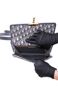 DIOR 30 MONTAIGNE JACQUARD DIOR OBLIQUE NAVY