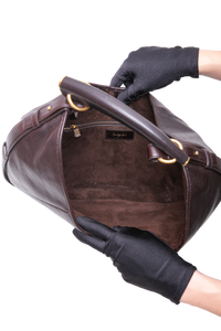 YSL MOMBASA MEDIUM LEATHER SANTAL