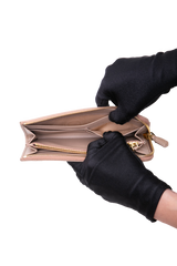 PRADA WALLET CONTINENTAL ZIP AROUND SAFFIANO ROSE POWDER