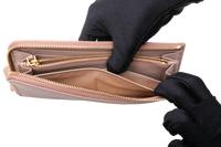 PRADA WALLET CONTINENTAL ZIP AROUND SAFFIANO ROSE POWDER