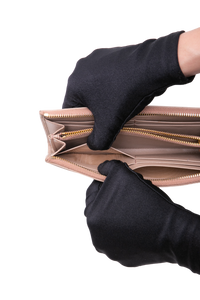 PRADA WALLET CONTINENTAL ZIP AROUND SAFFIANO ROSE POWDER